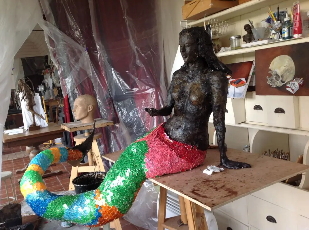 Creating the Scales | Mermaid | Making Process | Christine Wiersema
